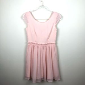 Aritzia Talula Babydoll Blush Pink Ballerina Dress